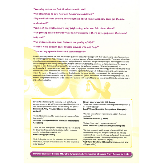 Severe ME/CFS - A Guide to Living, by Emily Collingridge