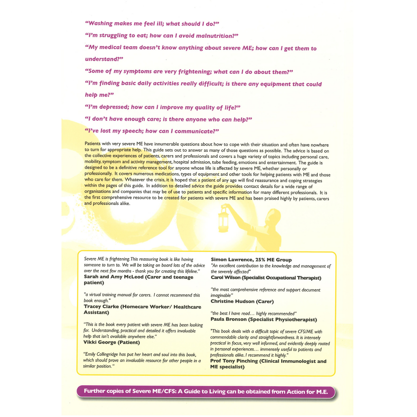 Severe ME/CFS - A Guide to Living, by Emily Collingridge