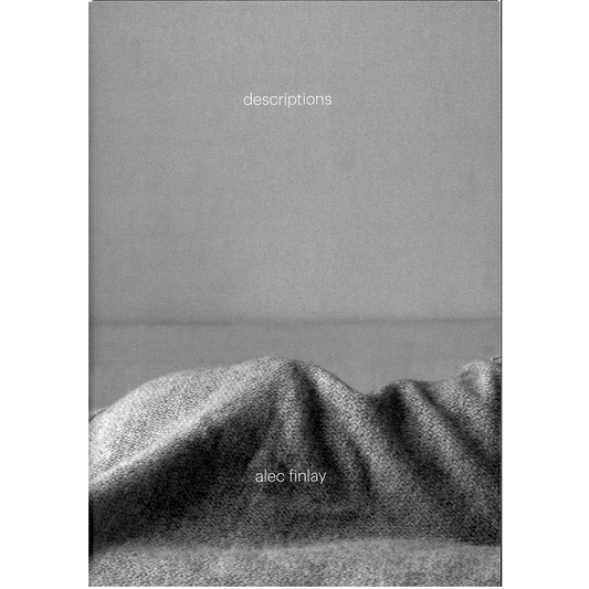 Descriptions, by Alec Finlay