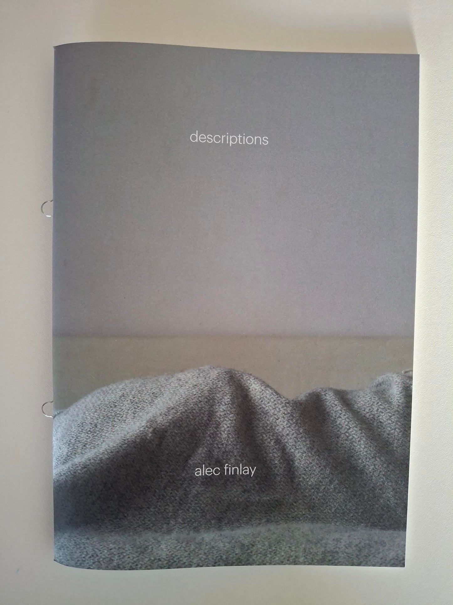 Descriptions, by Alec Finlay